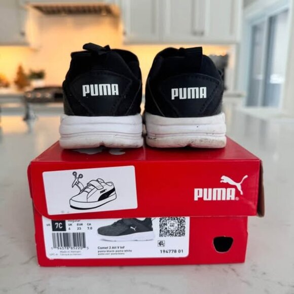 Size 7 Toddler Puma Shoes - Picture 3 of 3